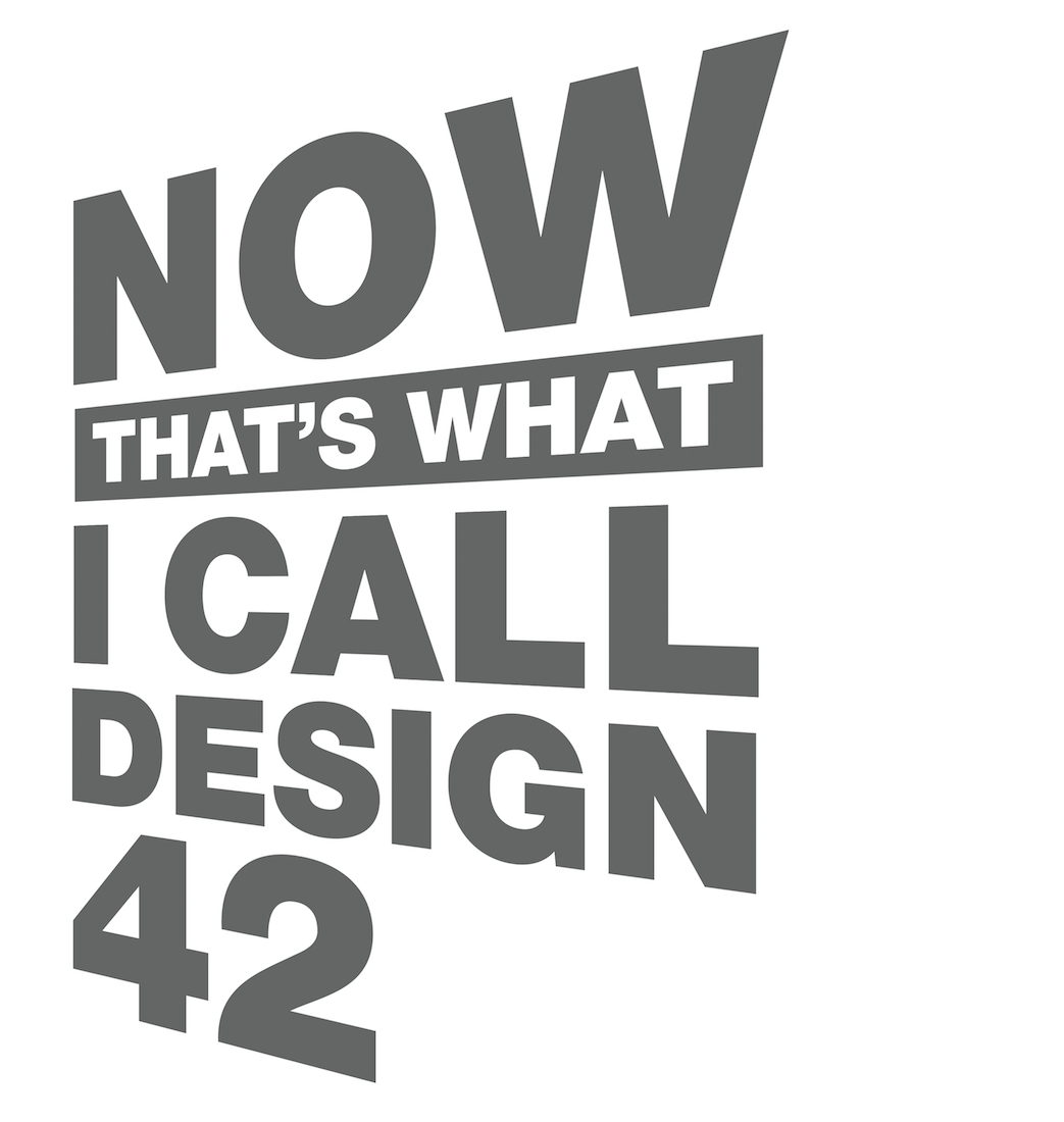 D&AD 2004 B&W mock-up. Very angled
