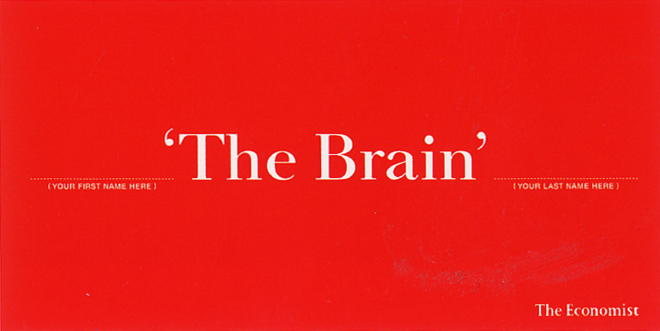The Economist – %22THE Brain%22-01 | STUFF FROM THE LOFT.