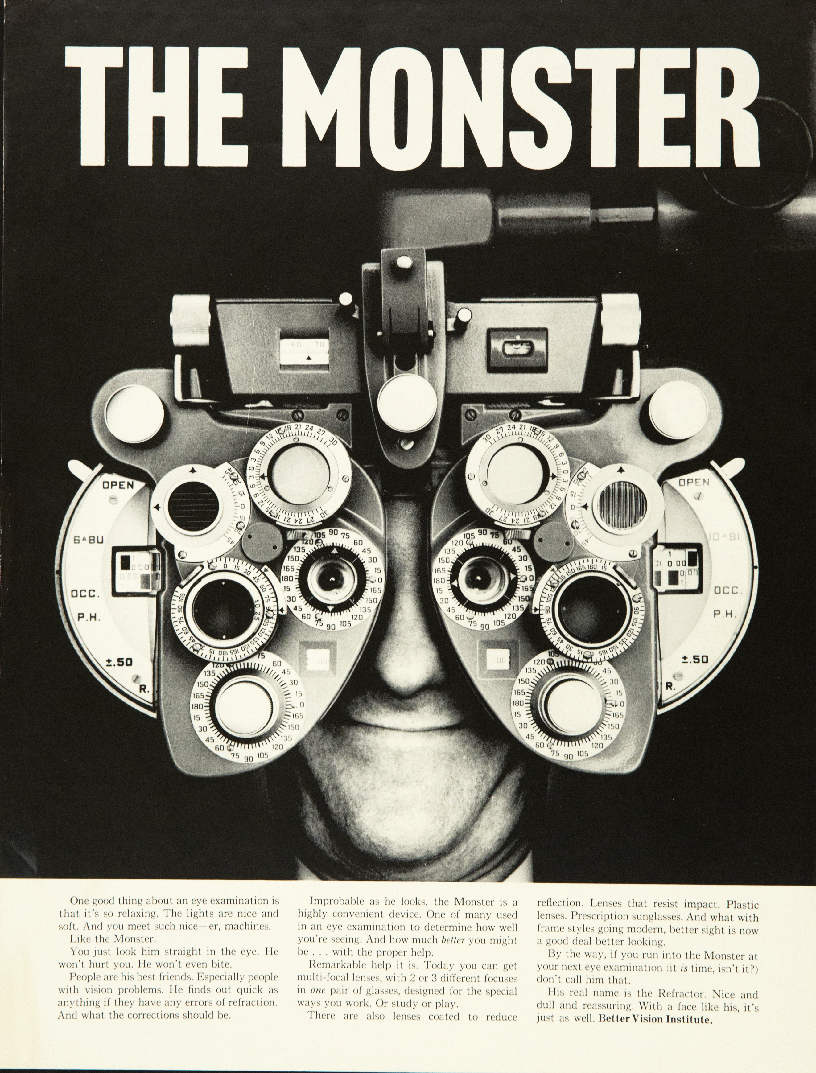 Better Vision Institute 'Monster' Len Sirowitz, DDB