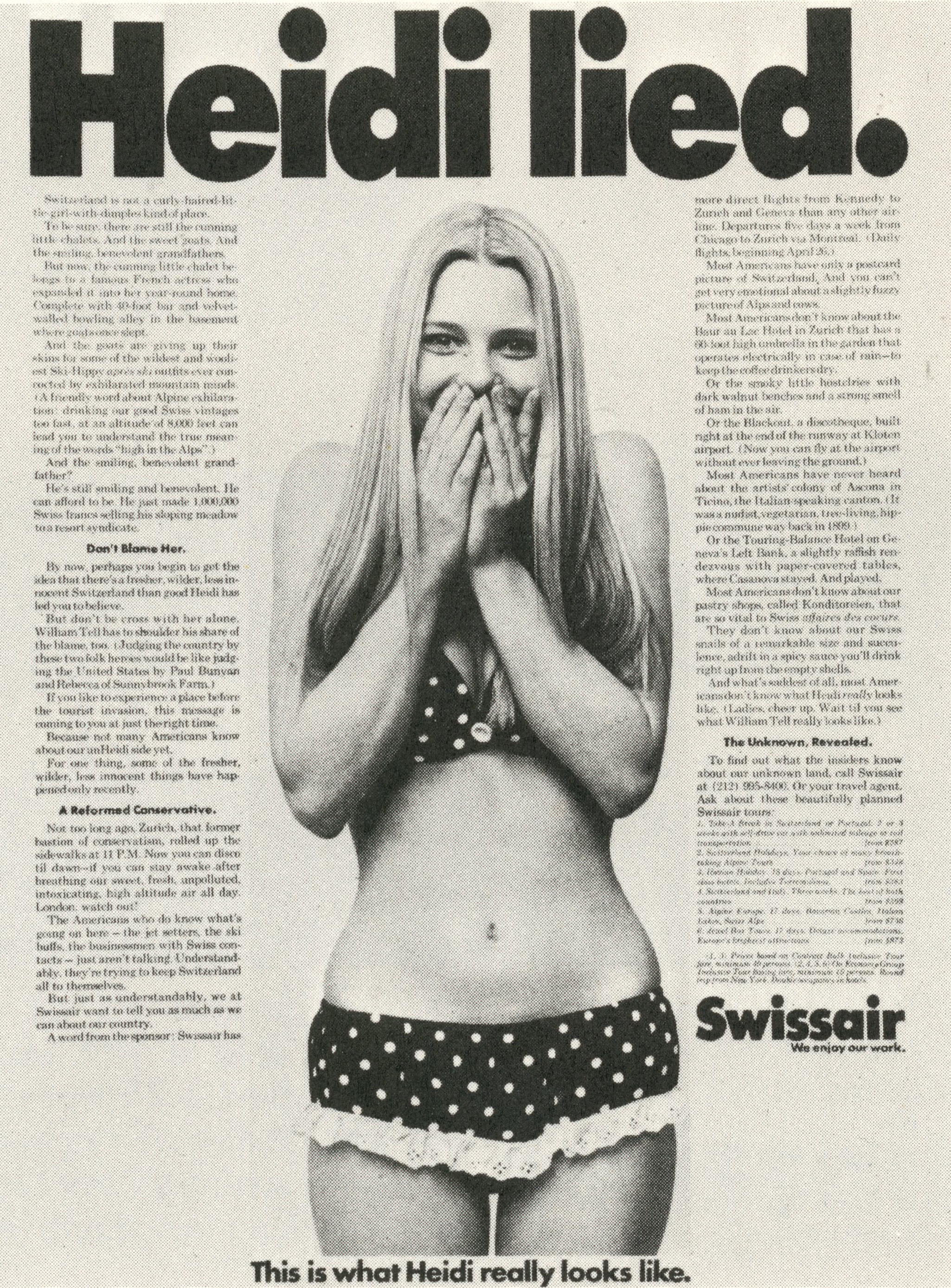 Len Sirowitz, Swissair 'Heidi Lied'-01