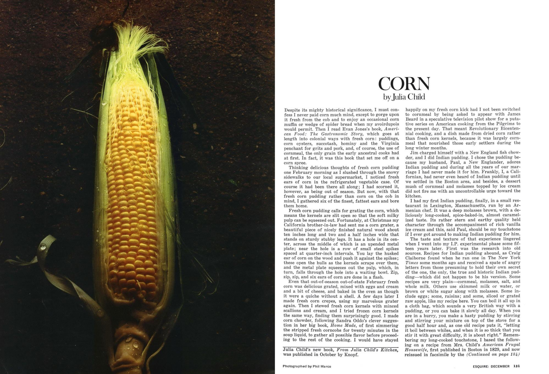 Phil Marco 'Corn', Esquire