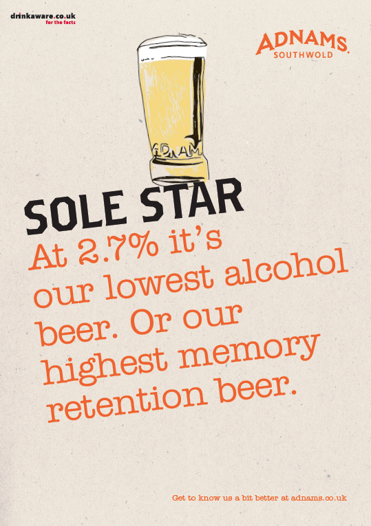 'At 2.7% It's' Sole Star, Adnams.png