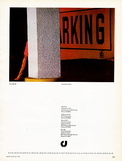 'Parking:Pillar', Charles Jourdan, Guy Bourdain.jpg