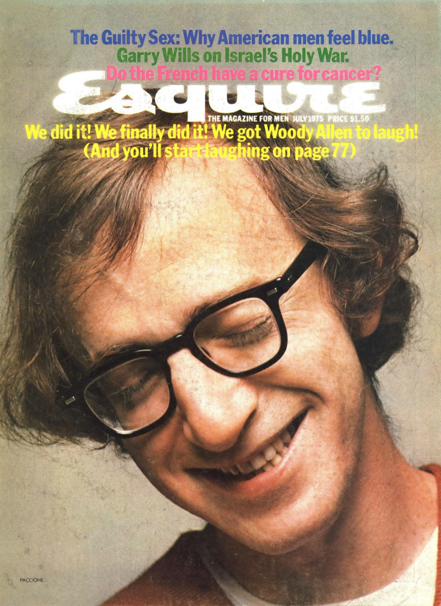 Esquire Cover 'Woody Allen Laughing', Onofrio Paccione, .png