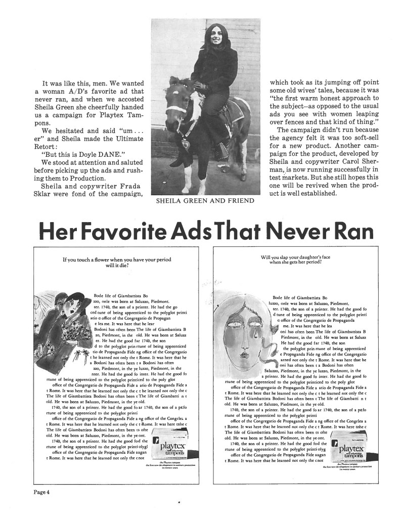THE WOMEN WHO BUILT DDB: Addendum | STUFF FROM THE LOFT.