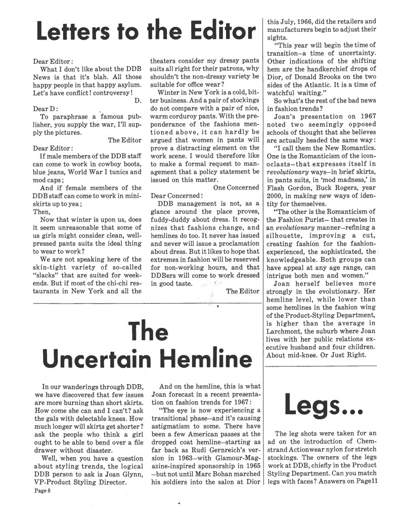 THE WOMEN WHO BUILT DDB: Addendum | STUFF FROM THE LOFT.